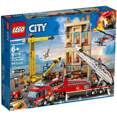 LEGO CITY Les pompiers du centre-ville 2019